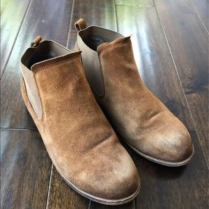 Rockport Works Womens Distressed Leather Steel Toe Boots 8.5W